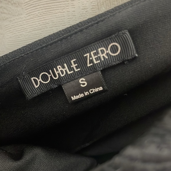 ❤️ DOUBLE ZERO Black Floral Lace Mini Dress Size S - Picture 4 of 5